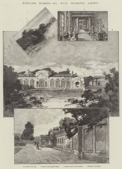 Abadía de Woburn de Charles Auguste Loye
